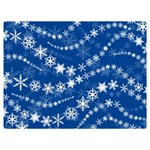 Snowflakes Winter Background Premium Plush Fleece Blanket (Extra Small)