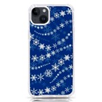Snowflakes Winter Background iPhone 14 Plus TPU UV Print Case