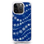 Snowflakes Winter Background iPhone 14 Pro TPU UV Print Case
