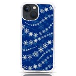 Snowflakes Winter Background iPhone 13 mini TPU UV Print Case