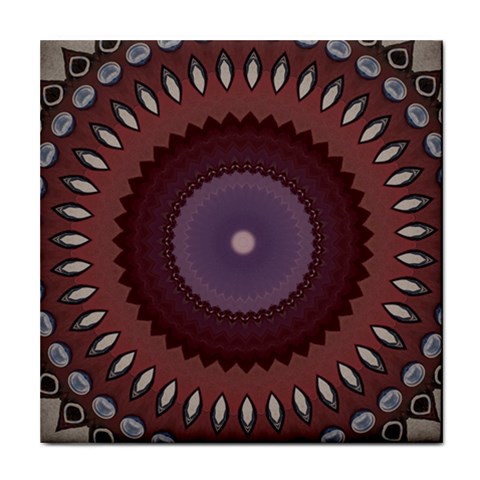 Art Pattern Design Tile Coaster from ArtsNow.com Front