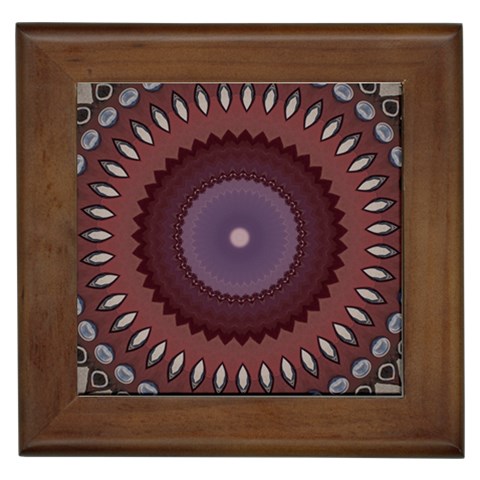 Art Pattern Design Framed Tile from ArtsNow.com Front