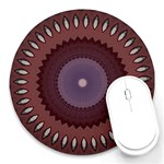 Art Pattern Design Round Mousepad