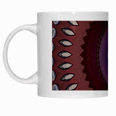 Art Pattern Design White Mug from ArtsNow.com Left