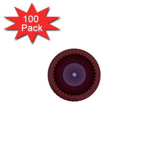 Art Pattern Design 1  Mini Buttons (100 pack)  from ArtsNow.com Front