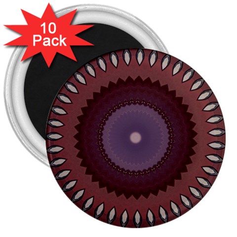 Art Pattern Design 3  Magnets (10 pack)  from ArtsNow.com Front