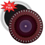 Art Pattern Design 3  Magnets (10 pack) 