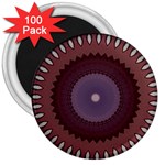 Art Pattern Design 3  Magnets (100 pack)