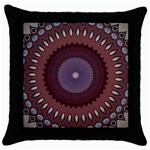 Art Pattern Design Throw Pillow Case (Black)