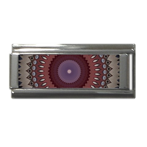 Art Pattern Design Superlink Italian Charm (9mm) from ArtsNow.com Front
