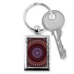 Art Pattern Design Key Chain (Rectangle)
