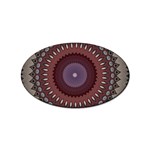 Art Pattern Design Sticker (Oval)