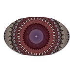 Art Pattern Design Oval Magnet