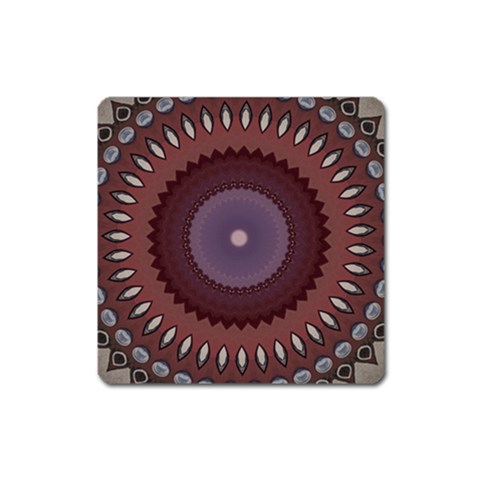 Art Pattern Design Square Magnet from ArtsNow.com Front