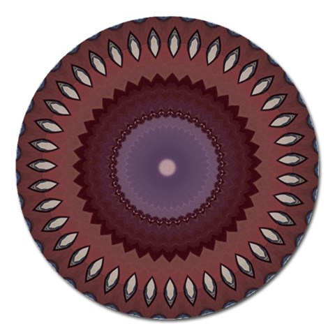 Art Pattern Design Magnet 5  (Round) from ArtsNow.com Front