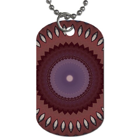 Art Pattern Design Dog Tag (One Side) from ArtsNow.com Front