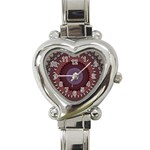 Art Pattern Design Heart Italian Charm Watch