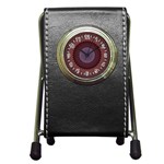 Art Pattern Design Pen Holder Desk Clock