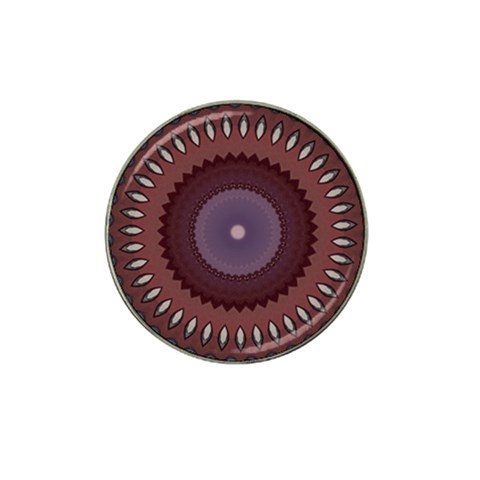 Art Pattern Design Hat Clip Ball Marker from ArtsNow.com Front