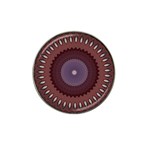 Art Pattern Design Hat Clip Ball Marker (4 pack)