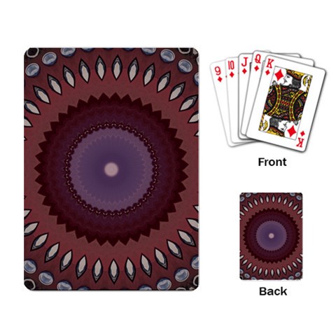 Art Pattern Design Playing Cards Single Design (Rectangle) from ArtsNow.com Back