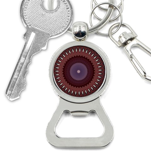 Art Pattern Design Bottle Opener Key Chain from ArtsNow.com Front