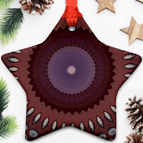 Art Pattern Design Star Ornament (Two Sides) from ArtsNow.com Back