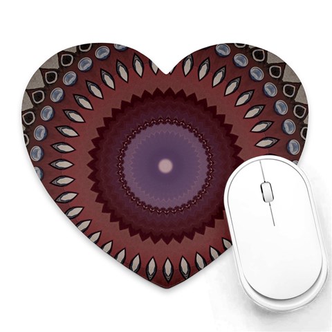 Art Pattern Design Heart Mousepad from ArtsNow.com Front