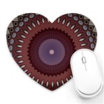 Art Pattern Design Heart Mousepad