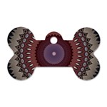 Art Pattern Design Dog Tag Bone (One Side)