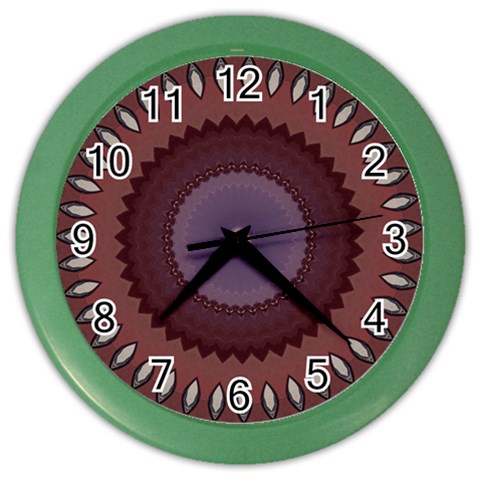 Art Pattern Design Color Wall Clock from ArtsNow.com Front