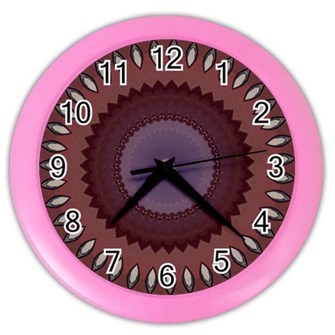 Art Pattern Design Color Wall Clock from ArtsNow.com Front