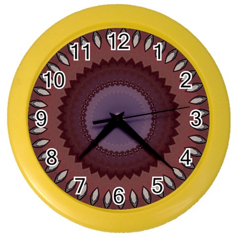 Art Pattern Design Color Wall Clock from ArtsNow.com Front