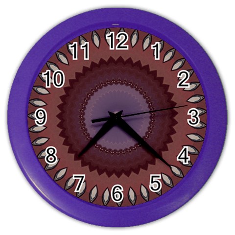 Art Pattern Design Color Wall Clock from ArtsNow.com Front