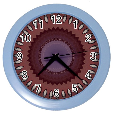Art Pattern Design Color Wall Clock from ArtsNow.com Front