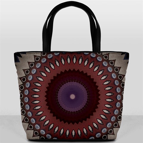 Art Pattern Design Bucket Bag from ArtsNow.com Back