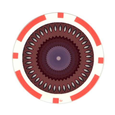 Art Pattern Design Poker Chip Card Guard (10 pack) from ArtsNow.com Front