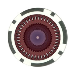Art Pattern Design Poker Chip Card Guard (10 pack) from ArtsNow.com Back