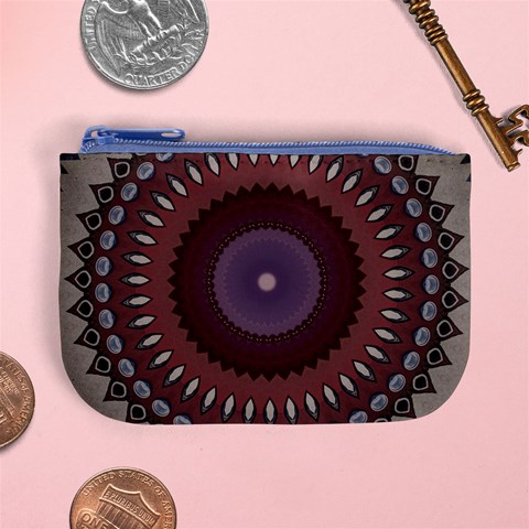 Art Pattern Design Mini Coin Purse from ArtsNow.com Front