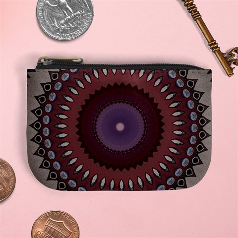 Art Pattern Design Mini Coin Purse from ArtsNow.com Front