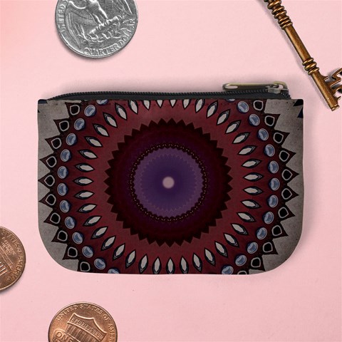 Art Pattern Design Mini Coin Purse from ArtsNow.com Back