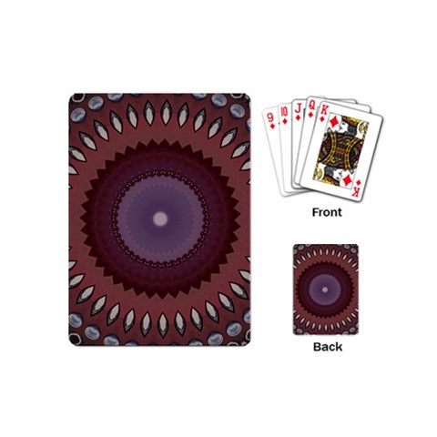 Art Pattern Design Playing Cards Single Design (Mini) from ArtsNow.com Back