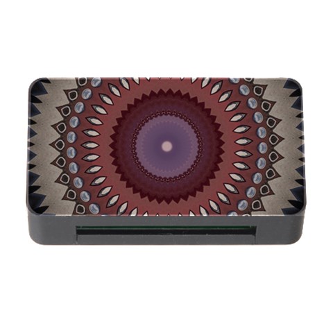 Art Pattern Design Memory Card Reader with CF from ArtsNow.com Front