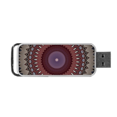 Art Pattern Design Portable USB Flash (Two Sides) from ArtsNow.com Front