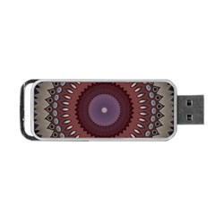 Art Pattern Design Portable USB Flash (Two Sides) from ArtsNow.com Back