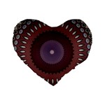 Art Pattern Design Standard 16  Premium Heart Shape Cushions