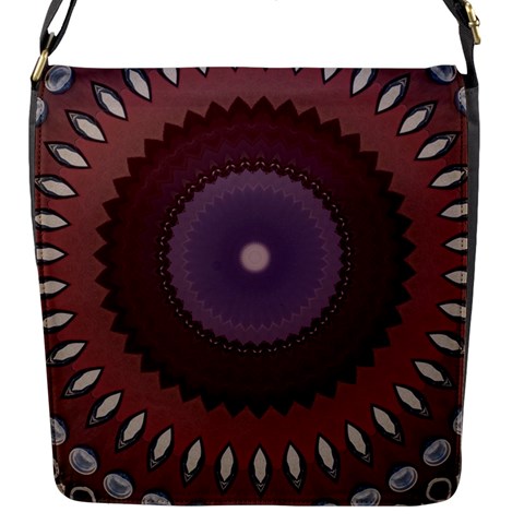 Art Pattern Design Flap Closure Messenger Bag (S) from ArtsNow.com Front
