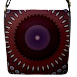 Art Pattern Design Flap Closure Messenger Bag (S)
