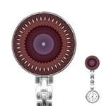 Art Pattern Design Stainless Steel Nurses Watch