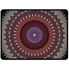 Art Pattern Design Two Sides Fleece Blanket (Large) from ArtsNow.com 80 x60  Blanket Back